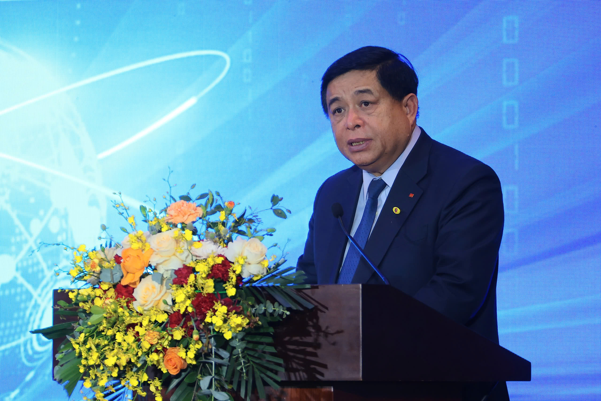 Phó Thủ tướng Nguyễn Chí Dũng tại Chương trình: “Khoa học, công nghệ, đổi mới sáng tạo và chuyển đổi số: Đột phá đưa đất nước bước vào kỷ nguyên giàu mạnh, thịnh vượng”. 