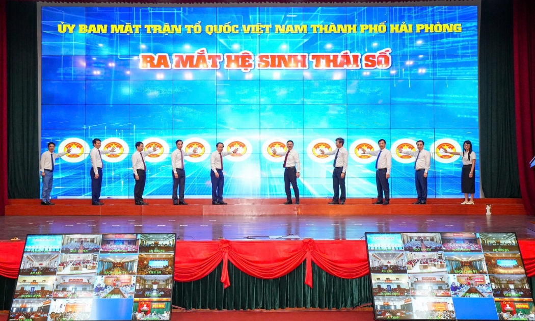 Ra mắt thí điểm hệ sinh thái số của Ủy ban Mặt trận Tổ quốc Việt Nam thành phố Hải Phòng