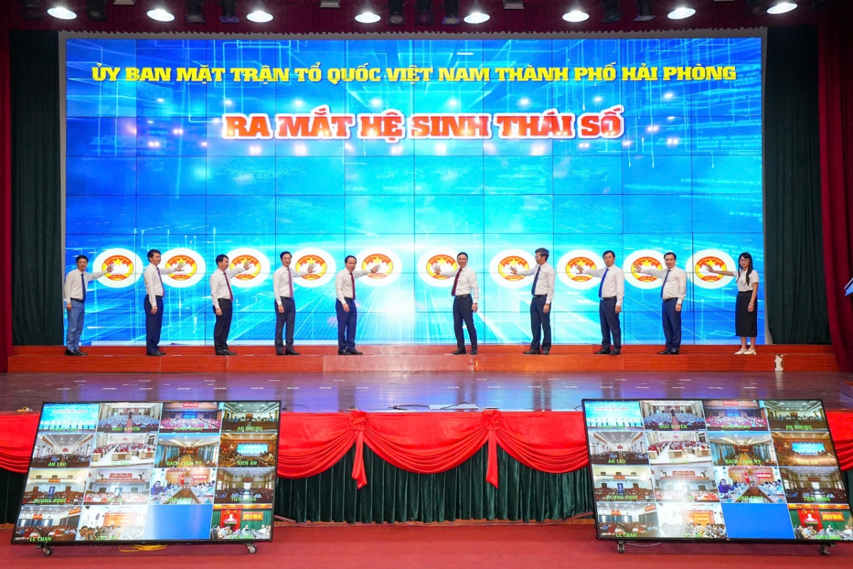 Ra mắt thí điểm hệ sinh thái số của Ủy ban Mặt trận Tổ quốc Việt Nam thành phố Hải Phòng
