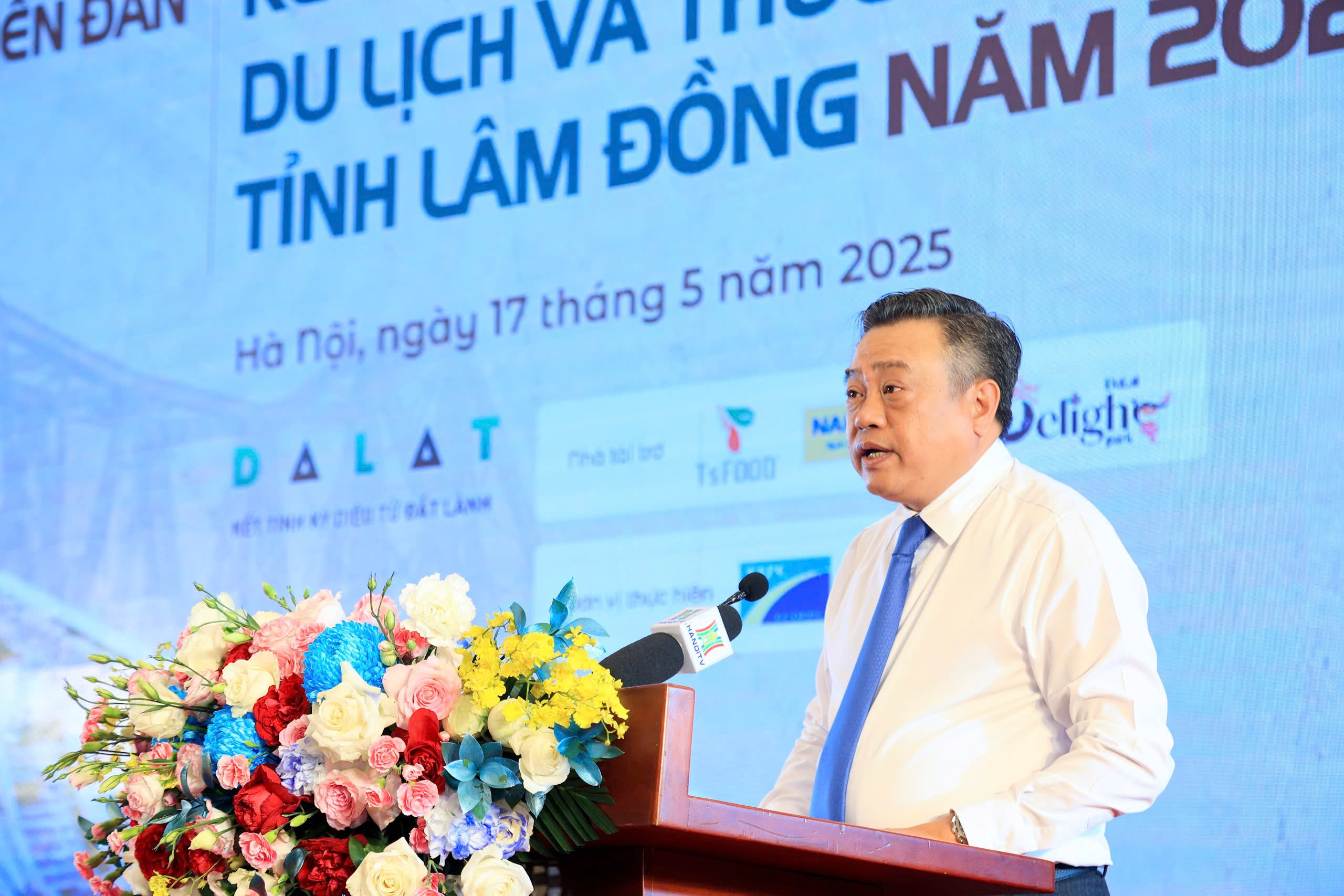 Phó Bí thư Thành ủy, Chủ tịch UBND TP Hà Nội Trần Sỹ Thanh khẳng định TP Hà Nội tiếp tục là đối tác đồng hành tin cậy của Lâm Đồng.
