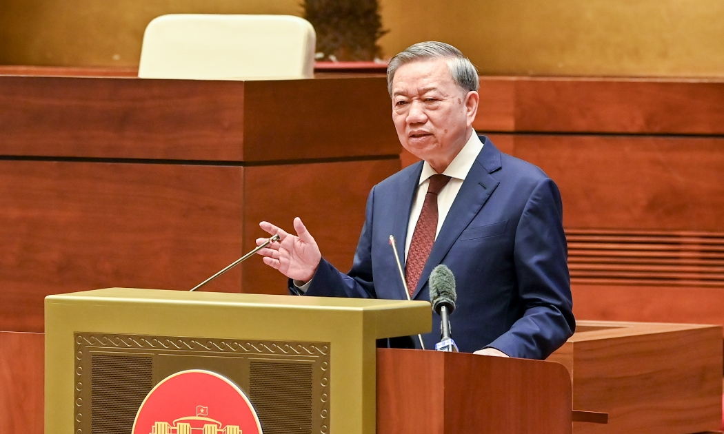 Tổng Bí thư Tô Lâm phát biểu chỉ đạo hội nghị. Ảnh: Nhandan.vn