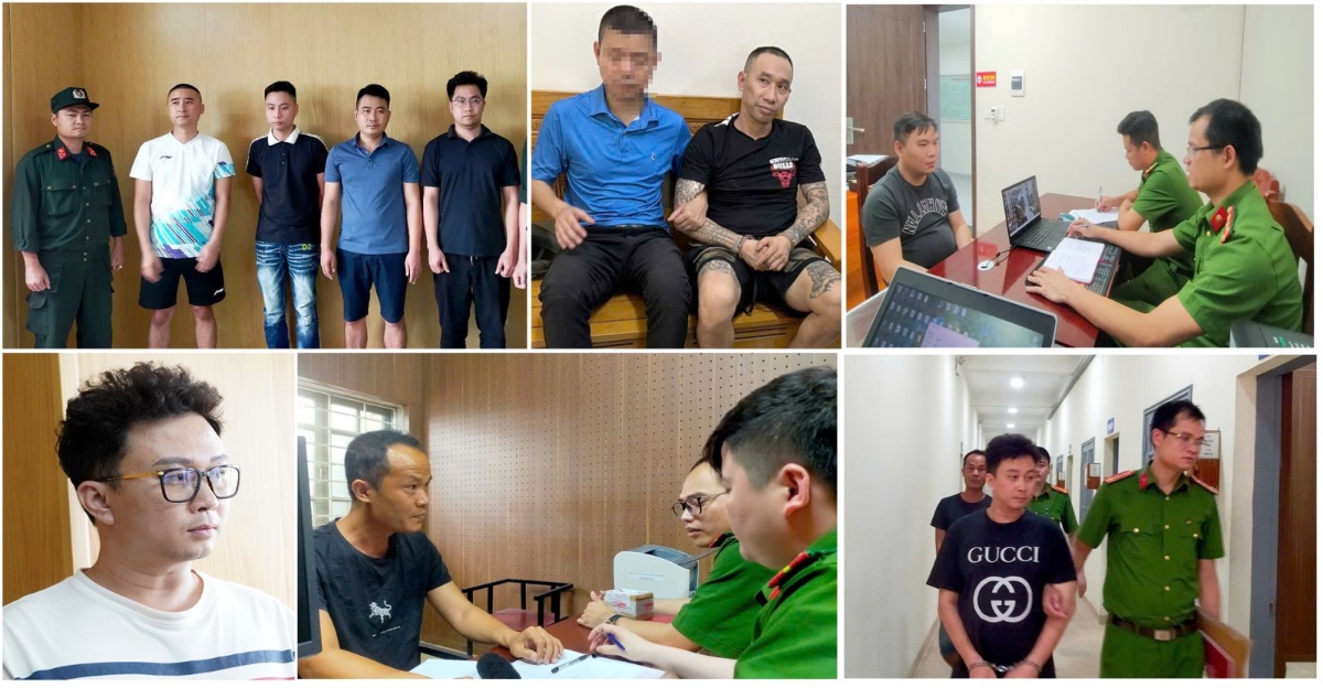 C&aacute;c đối tượng li&ecirc;n quan đến đường d&acirc;y bị bắt giữ