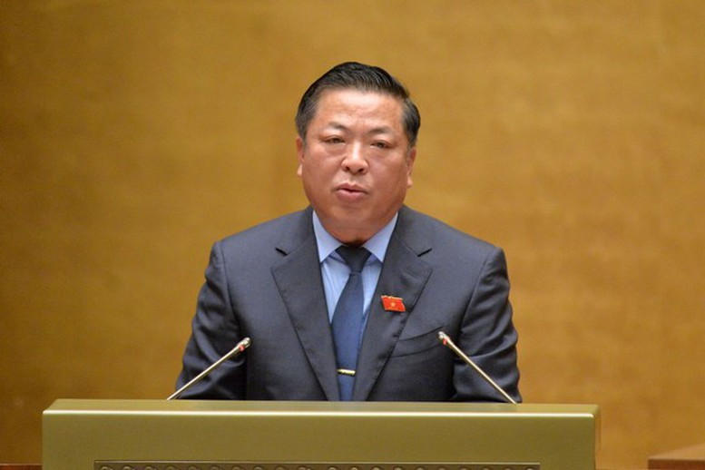 Bộ trưởng Bộ Xây dựng Trần Hồng Minh trình bày Tờ trình - Quochoi.vn