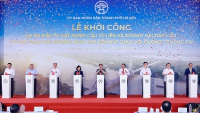 Construction of Tu Lien bridge in Hanoi kicked off