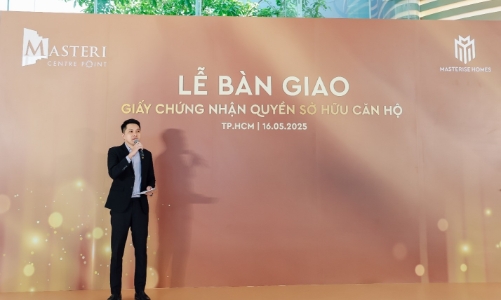 Masterise Homes liên tiếp bàn giao sổ hồng khu nhà phố SOHO và căn hộ cao tầng khu Đông TP.HCM