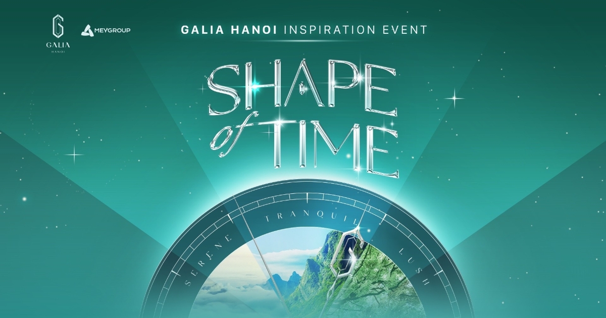 Shape of time - Lời chào đầu tiên, hé lộ và đánh dấu sự có mặt của một "Tuyệt tác vượt thời gian" tại phía Nam Hà Nội.