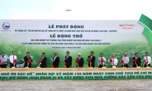 Bình Dương động thổ 2 khu công nghiệp sinh thái, thông minh và bền vững