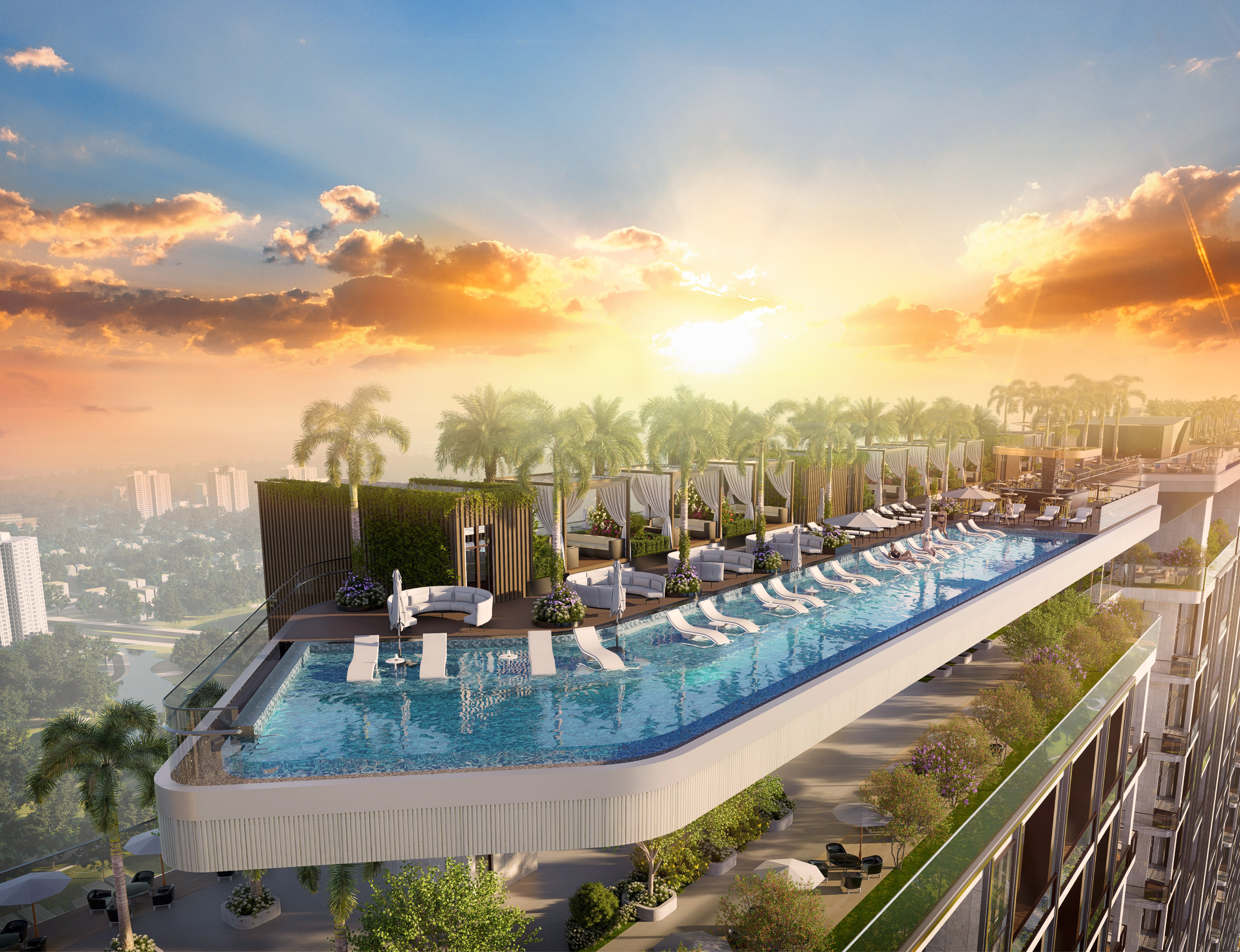 Tổ hợp Nhà hàng 6 sao mang thương hiệu YAMA tọa lạc tại tầng cao nhất dự án Noble Crystal Tay Ho WorldHotels Residence.