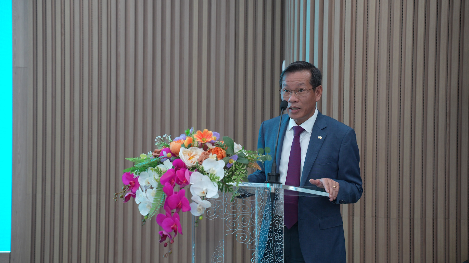 Ông Đặng Anh Tuấn, Phó Tổng Giám đốc Vietnam Airlines, phát biểu tại sự kiện.