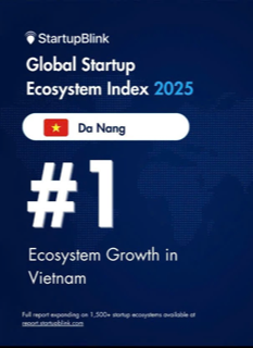 Đà Nẵng là địa phương dẫn đầu về tốc độ phát triển hệ sinh thái khởi nghiệp tại Việt Nam do StartupBlink công bố. Ảnh Sở Khoa học và Công nghệ.