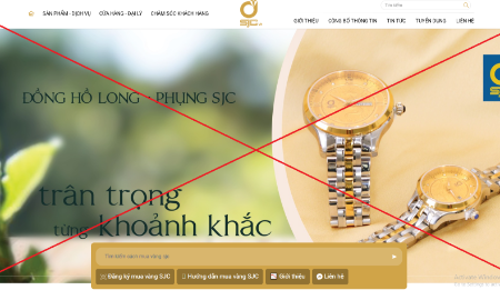 Cảnh báo lừa đảo fanpage mạo danh SJC để lừa đảo - Ảnh minh họa.