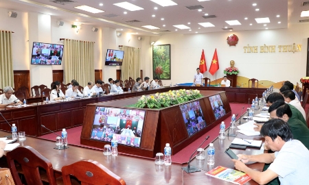 Bình Thuận họp bàn về tình hình thực hiện giải ngân vốn đầu tư công ngày 19/5/2025