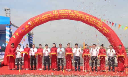 Nghệ An: Thông xe cầu vượt đường sắt, giải toả điểm nghẽn trên Quốc lộ 7