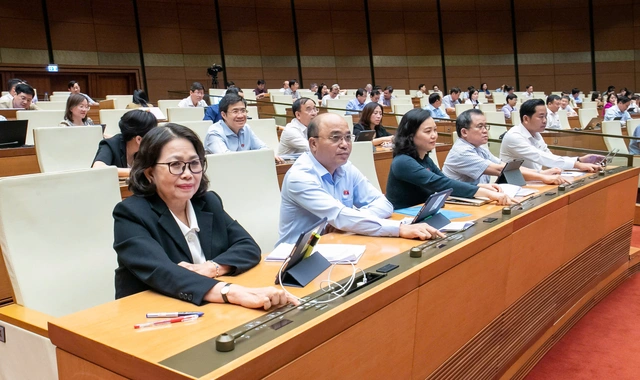 Quốc hội đã tiến hành biểu quyết thông qua toàn bộ nội dung của nghị quyết.