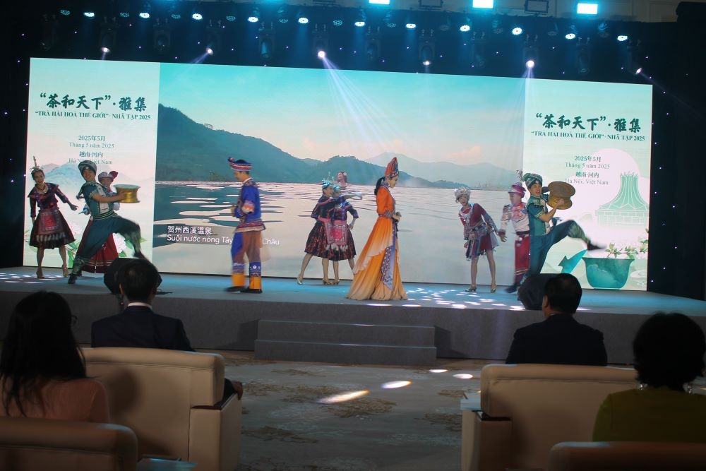 Biểu diễn nghệ thuật tại sự kiện. Ảnh CK.