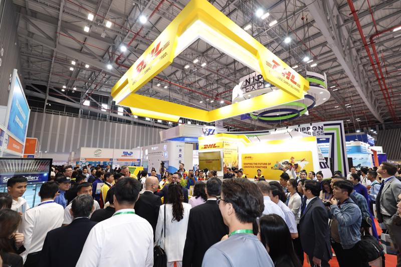 VLOGS-2024 thu hút đông đảo doanh nghiệp logistics trong và ngoài nước tham dự. Ảnh: BTC VLOGS