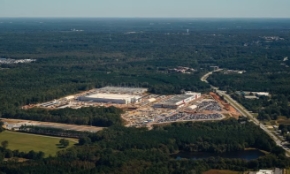 Một khu phức hợp trung tâm dữ liệu đang được phát triển tại Fayetteville, Georgia. Ảnh: Bloomberg