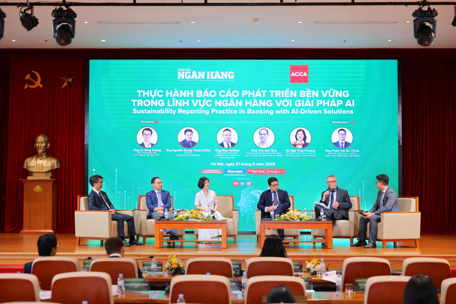 Tọa đàm “Thực hành Báo cáo Phát triển bền vững trong lĩnh vực ngân hàng với giải pháp AI”