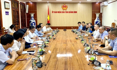 Doanh nghiệp nước ngoài khảo sát đầu tư dự án 2 tỷ USD quy mô 400ha tại Quảng Bình