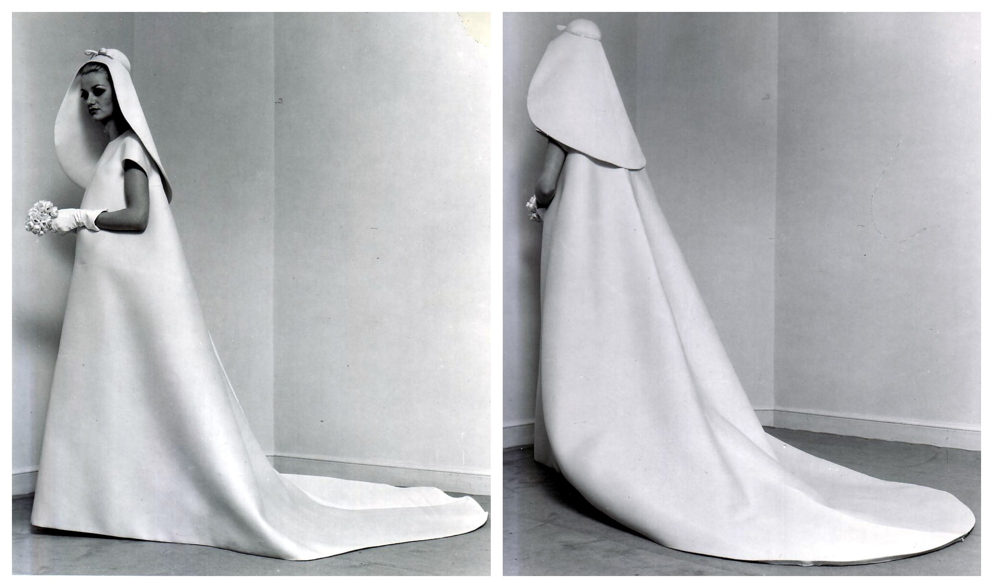 &nbsp;Chiếc &aacute;o cưới đỉnh cao của tối giản do nh&agrave; s&aacute;ng lập Basque Crist&oacute;bal thiết kế đ&atilde; được Piccioli chia sẻ tr&ecirc;n Instagram.