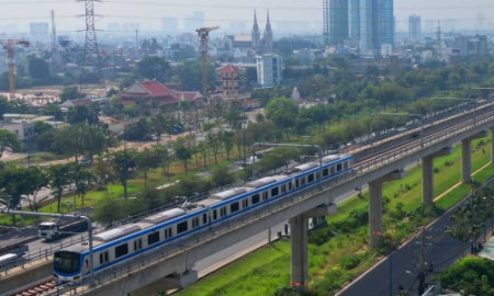 Metro số 1 TP.HCM - Ảnh minh họa.