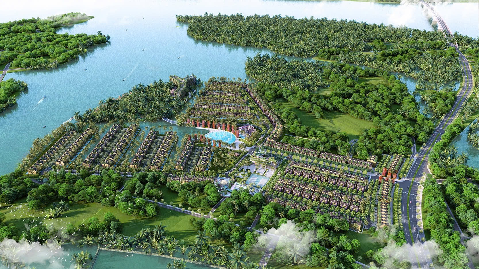 Phối cảnh dự án Casamia Balanca Hoi An.