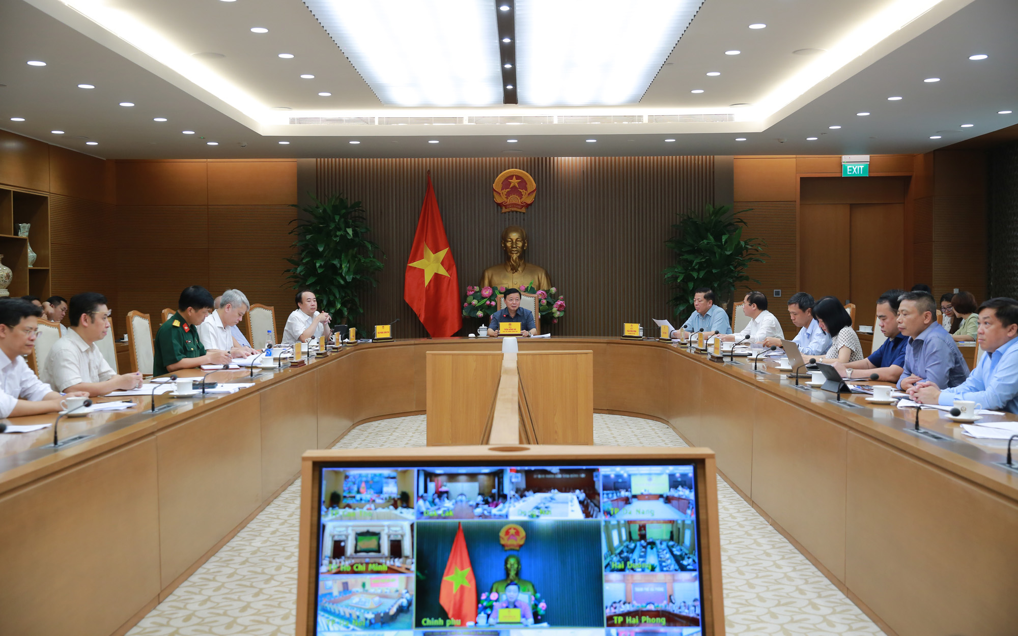 Quang cảnh phi&ecirc;n họp. Ảnh: VGP