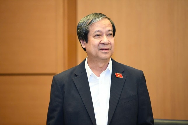 Bộ trưởng Bộ Gi&aacute;o dục v&agrave; Đ&agrave;o tạo Nguyễn Kim Sơn.