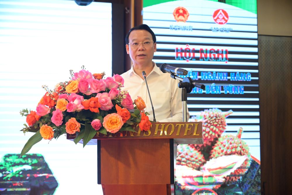 Bộ trưởng Đỗ Đức Duy: "Trong 4 th&aacute;ng đầu năm 2025, ng&agrave;nh h&agrave;ng sầu ri&ecirc;ng đ&atilde; đối mặt với sự sụt giảm nghi&ecirc;m trọng cả về quy m&ocirc; v&agrave; gi&aacute; trị xuất khẩu".