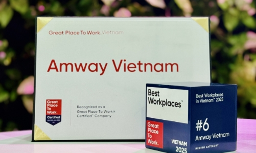 Amway đứng Top 6 “Nơi làm việc xuất sắc hàng đầu Việt Nam 2025”