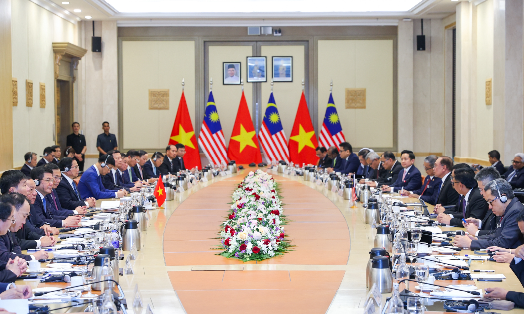 Quang cảnh hội đàm - Ảnh: VG{