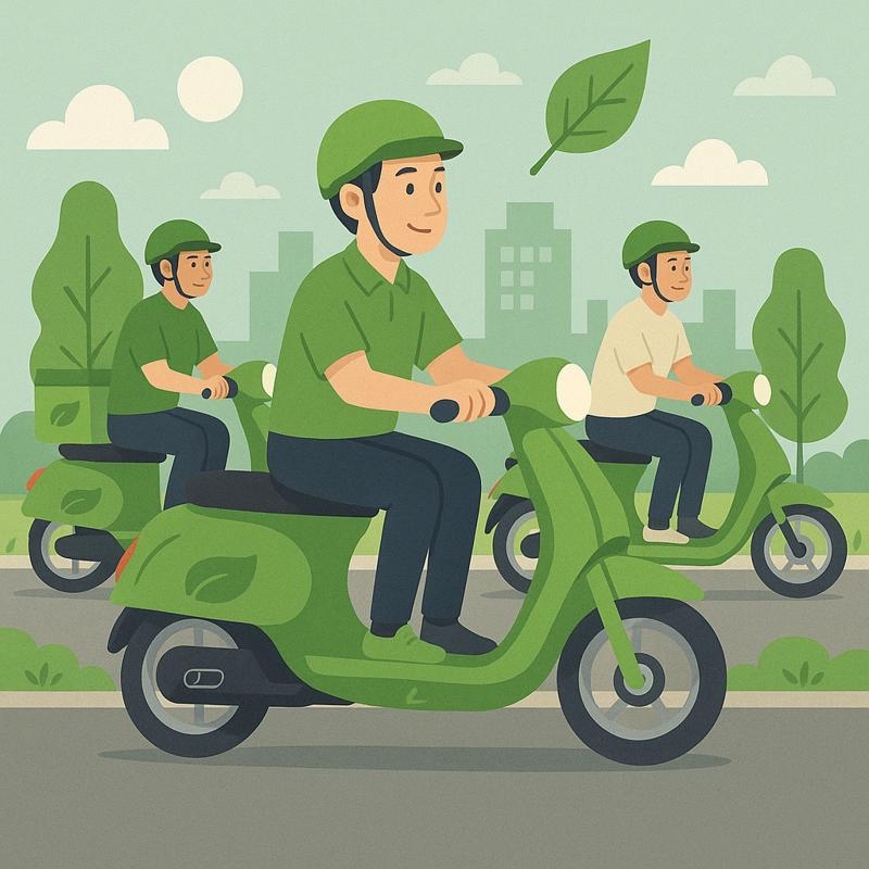 HCMC eyes electric shift for 400,000 ride-hailing motorbikes