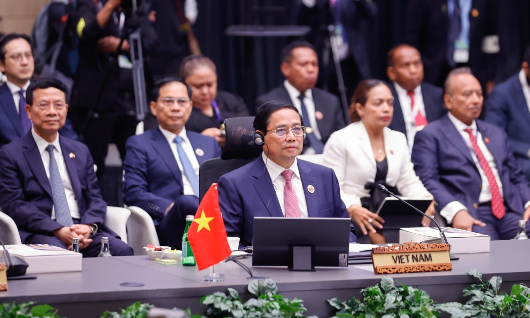 Thủ tướng Phạm Minh Chính tại hội nghị - Ảnh: VGP