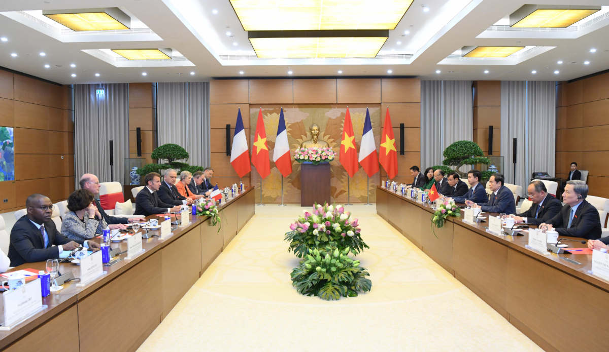 To&agrave;n cảnh cuộc hội kiến - Ảnh: Quochoi.vn