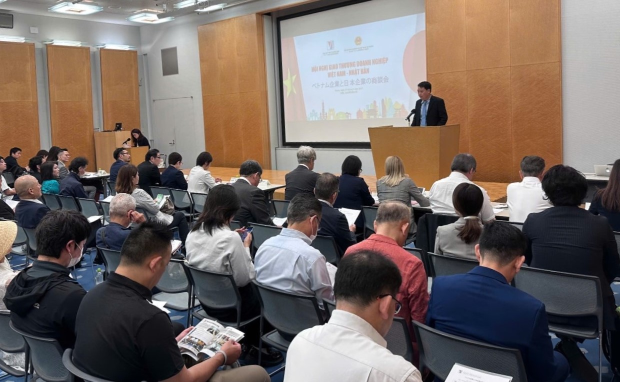 Hội nghị giao thương hợp tác kinh tế Việt Nam - Nhật Bản diễn ra ngày 27/5/2025 tại Osaka.