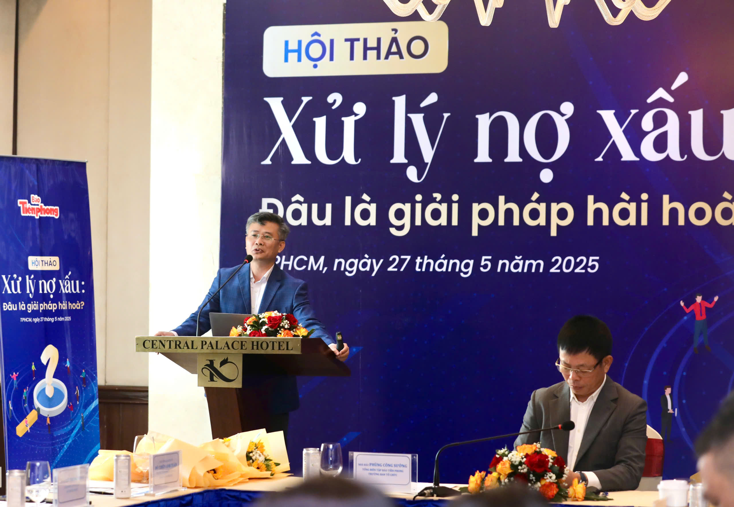 Hội thảo “Xử lý nợ xấu: Đâu là giải pháp hài hòa” do Báo Tiền Phong tổ chức ngày 27/5/2025 tại TP. Hồ Chí Minh.