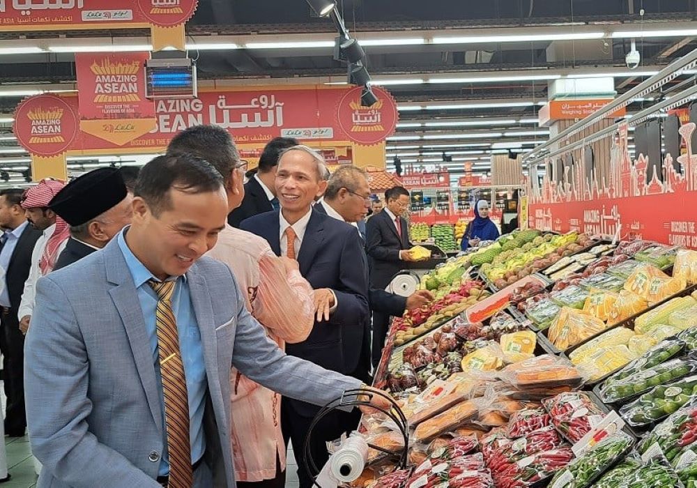 Nông sản Việt trên các kệ hàng hoá tại Trung Đông.