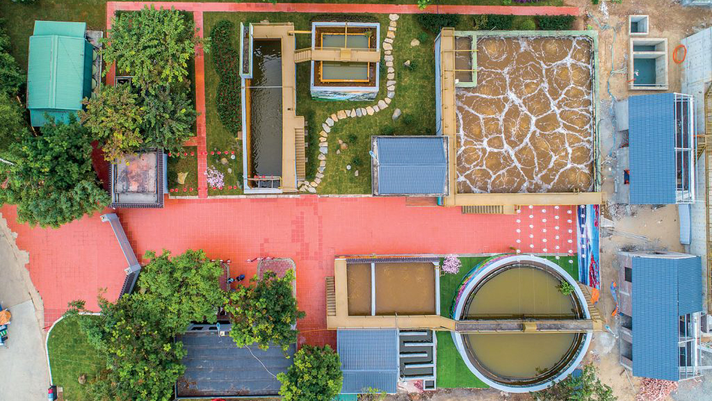 Nhà máy xử lý nước thải tại khu công nghiệp Nam Cầu Kiền