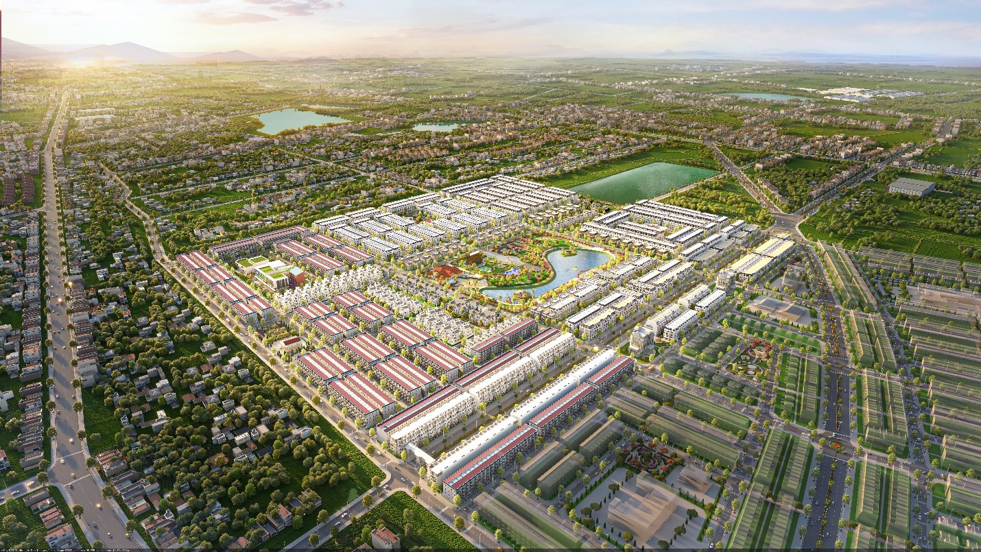 An Huy Mỹ Việt nổi bật với công viên di sản hình chữ S rộng 6ha.