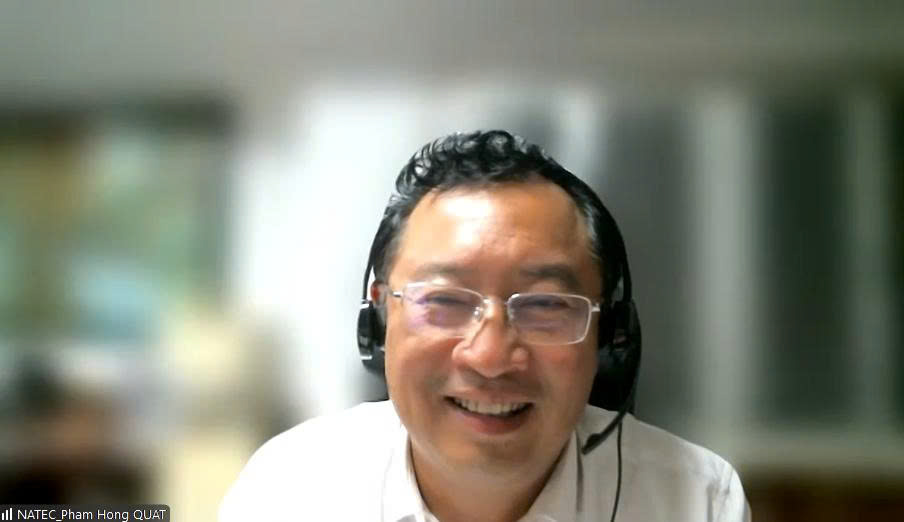 &Ocirc;ng Phạm Hồng Quất, Cục trưởng Cục Khởi nghiệp v&agrave; Doanh nghiệp c&ocirc;ng nghệ ph&aacute;t biểu khai mạc Hội thảo.