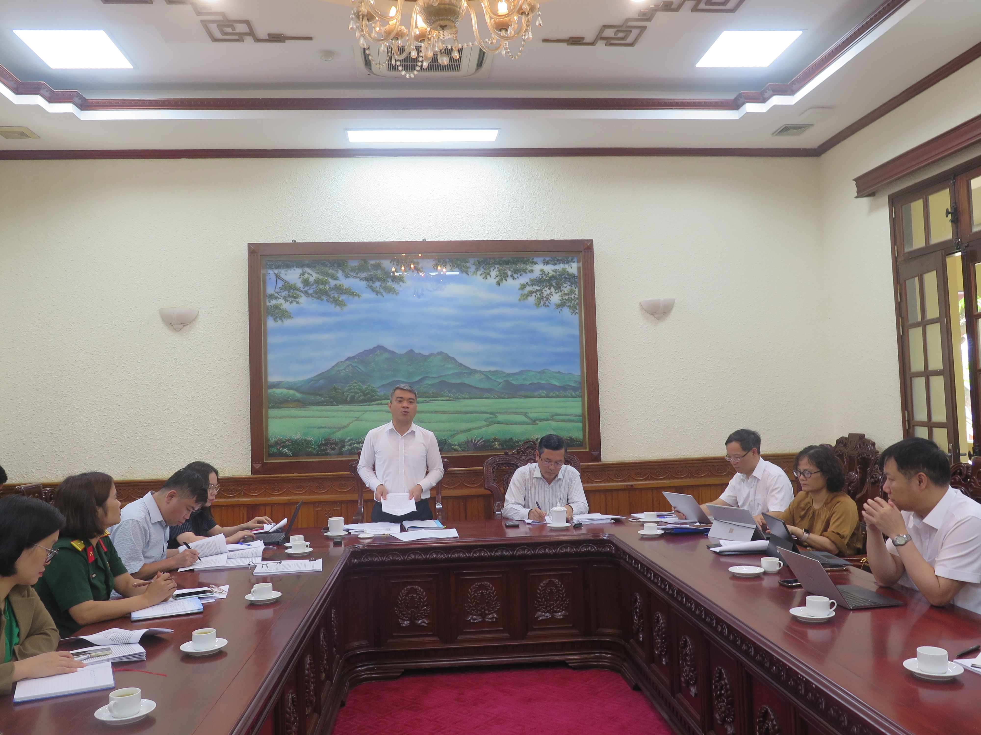 Quang cảnh phiên họp. Ảnh: CTV.