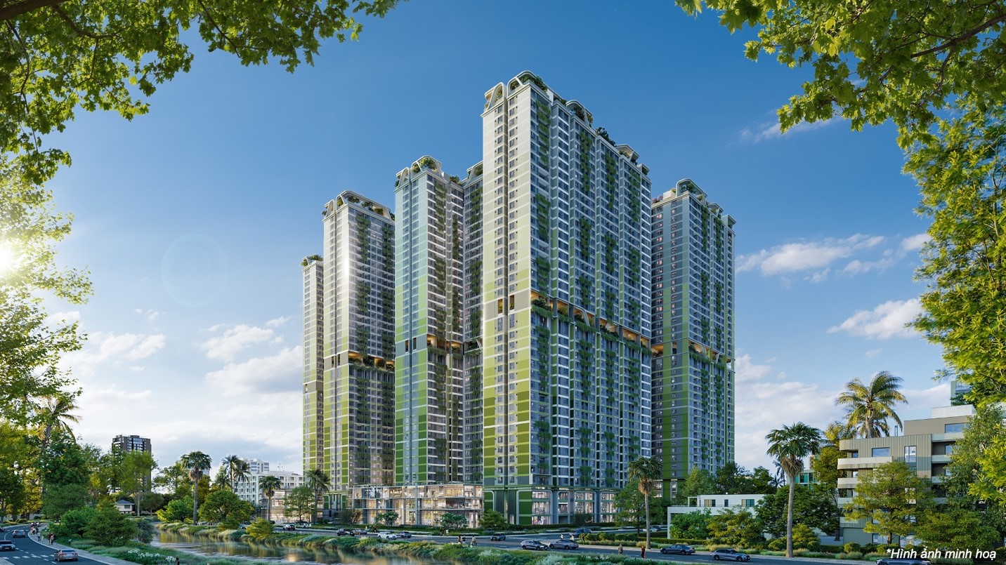 La Pura ứng dụng biophilic design, lồng ghép tối đa cây xanh vào không gian sống đô thị, tạo hiệu ứng "xanh trọn tầm mắt".