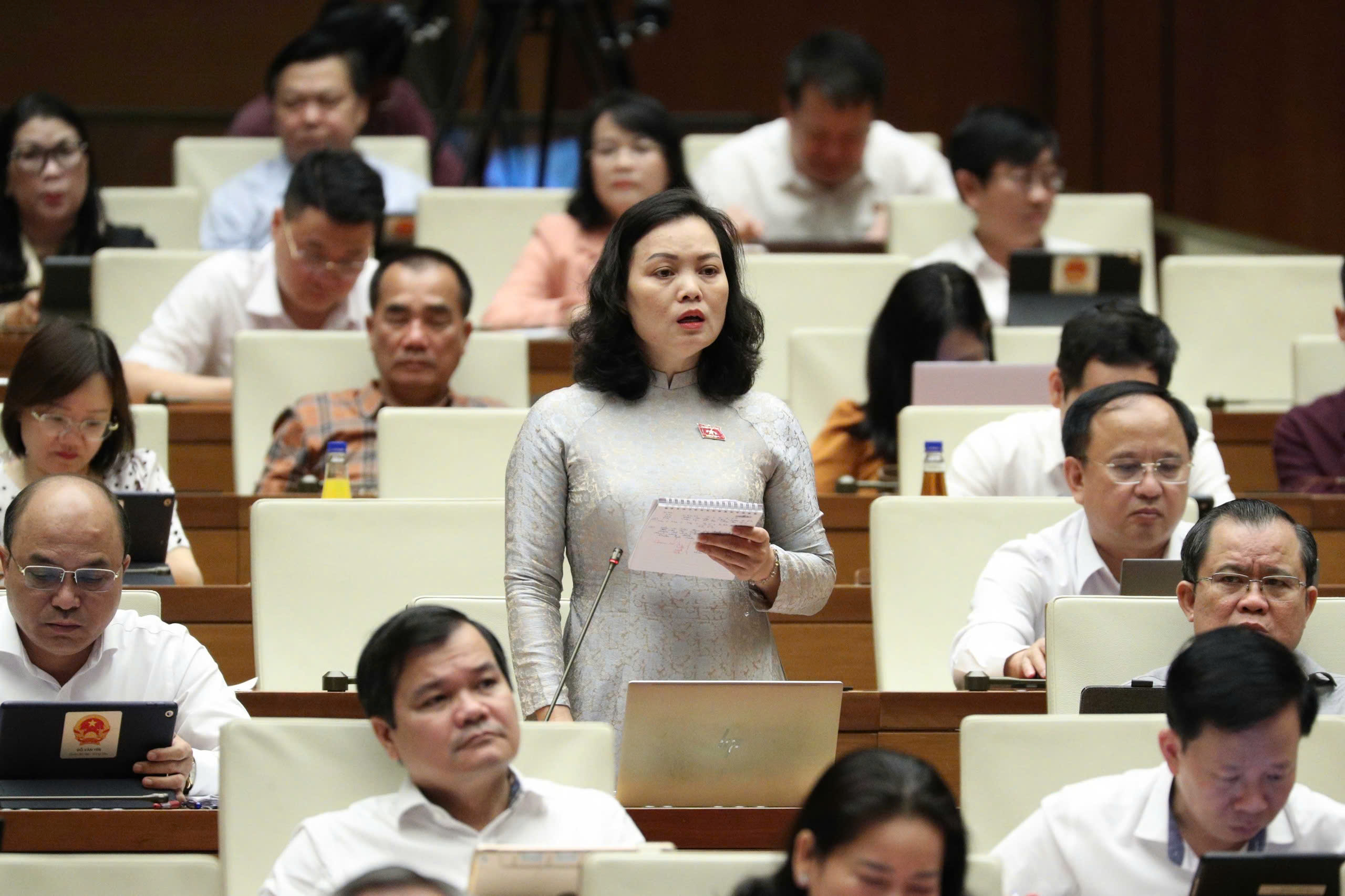 Đại biểu Huỳnh Thị Ph&uacute;c