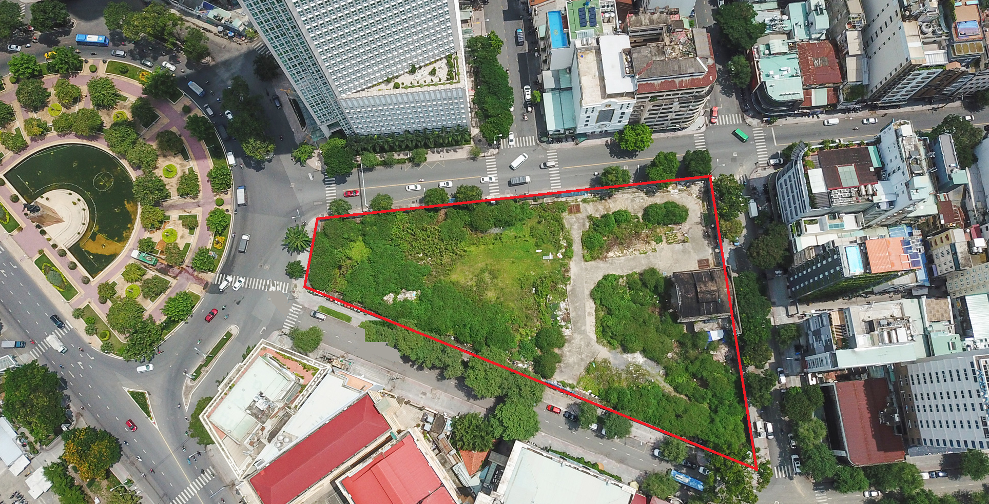 Khu đất vàng số 2-4-6 đường Hai Bà Trưng phường Bến Nghé, quận 1 TP. Hồ Chí Minh bỏ trống nhiều năm - Ảnh minh họa.