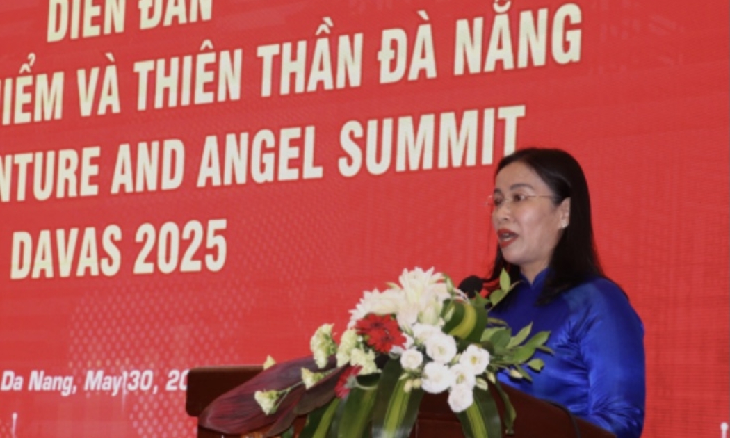 Phó Chủ tịch UBND thành phố Đà Nẵng Nguyễn Thị Anh Thi phát biểu khai mạc Diễn đàn DAVAS 2025.