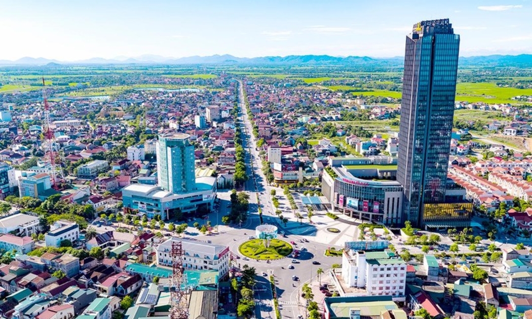 Một góc thành phố Hà Tĩnh