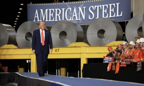 Ông Trump tuyên bố tăng thuế quan thép lên 50%