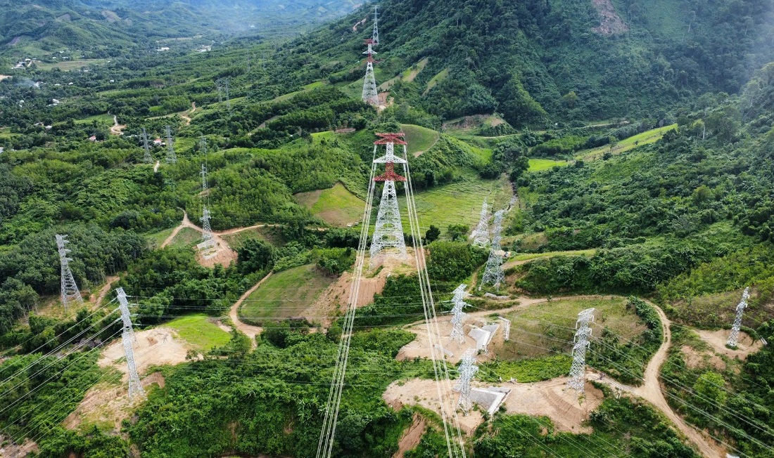 Đường d&acirc;y 500kV Monsoon &ndash; Thạnh Mỹ phục vụ nhập khẩu điện từ L&agrave;o về Việt Nam.