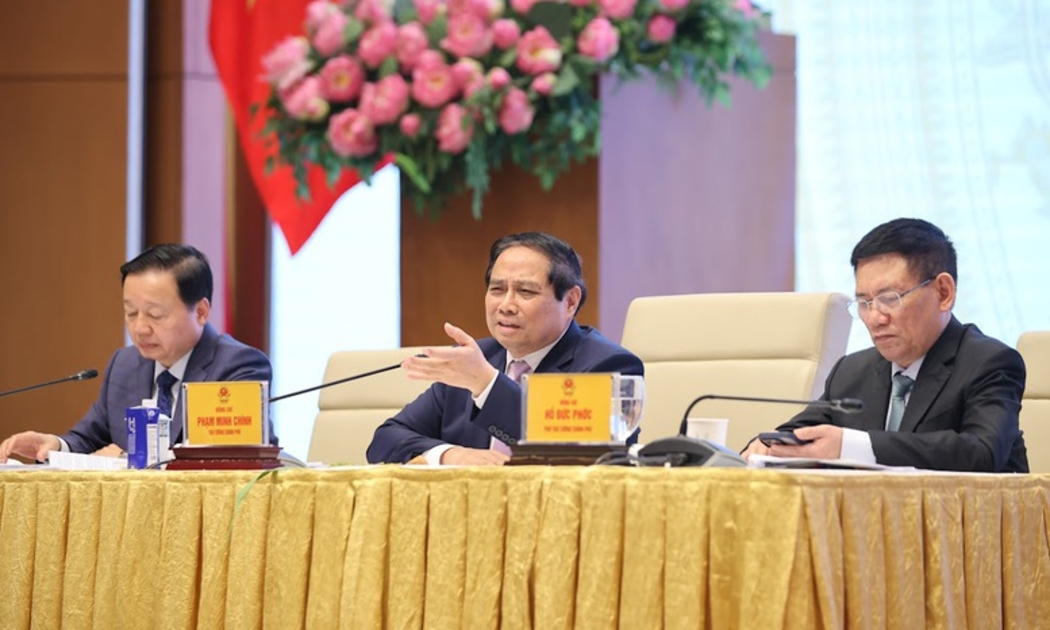 Thủ tướng Phạm Minh Chính chủ trì Tọa đàm với doanh nghiệp, hiệp hội doanh nghiệp để thực hiện hiệu quả Nghị quyết 68-NQ/TW của Bộ Chính trị về phát triển kinh tế tư nhân.