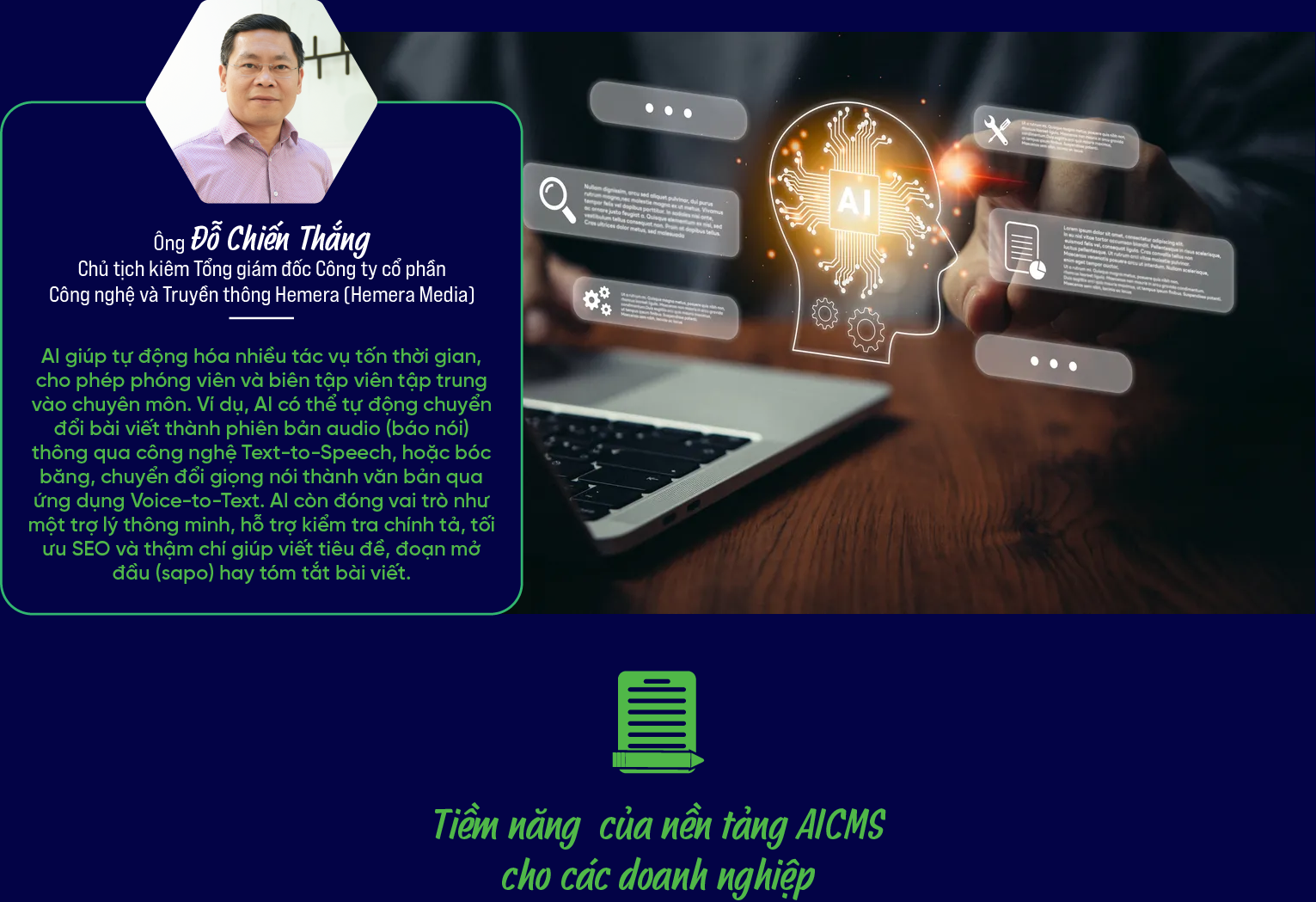 Từ CMS AI cho tòa soạn đến khát vọng thay đổi cách quản trị nội dung - Ảnh 6